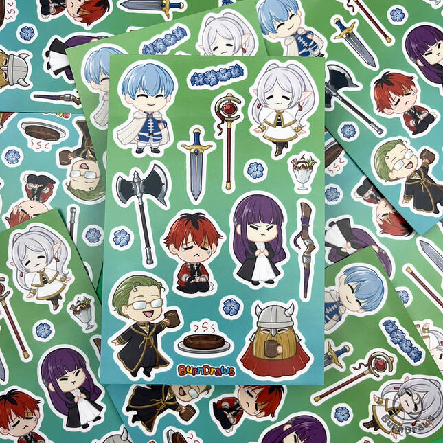 Frieren Stickersheet