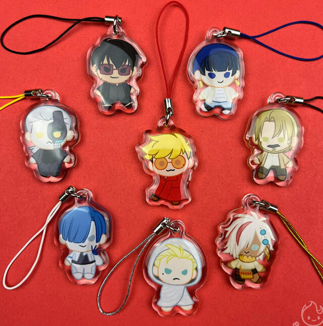 Tiny Trigun Keychain | 1.5" Acrylic Phone Charm