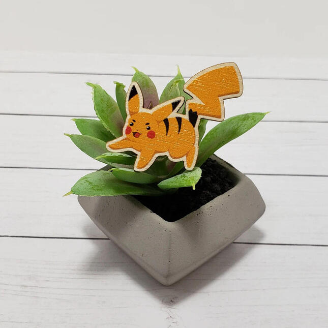 Pokemon Pikachu Wooden Pin