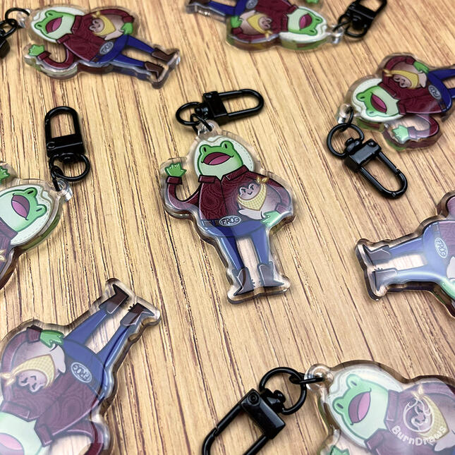 Pinto Bean Keychain | 2.5" Acrylic Charm