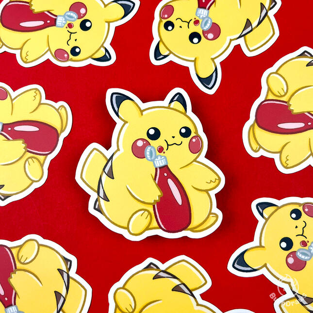 3" Chunkychu Sticker