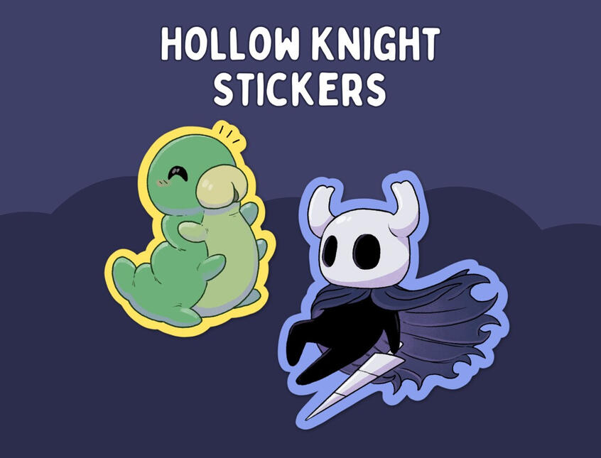 3" Hollow Knight Stickers