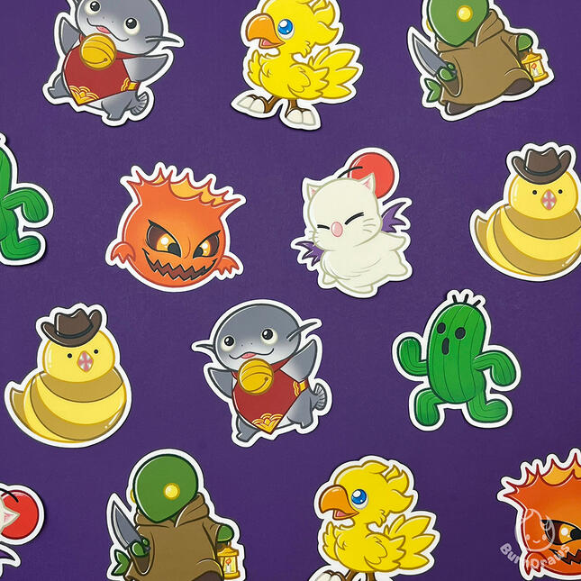 3" FFXIV Creature Stickers